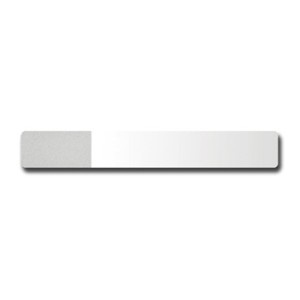 VETRINI 26x76x1,2 mm - molati-sabbiati su 2 lati