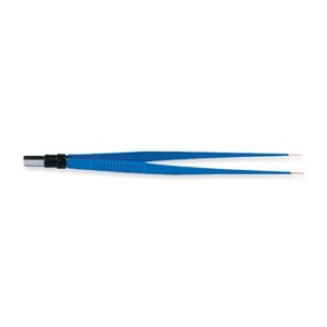 PINZA BIPOLARE RETTA 18 cm - punte 1 mm