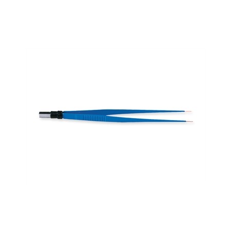 PINZA BIPOLARE RETTA 18 cm - punte 1 mm
