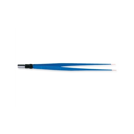 PINZA BIPOLARE RETTA 20 cm - punte 1 mm