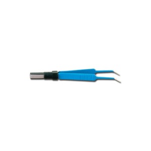 PINZA BIPOLARE CURVA 11,50 cm - punte 0,25 mm