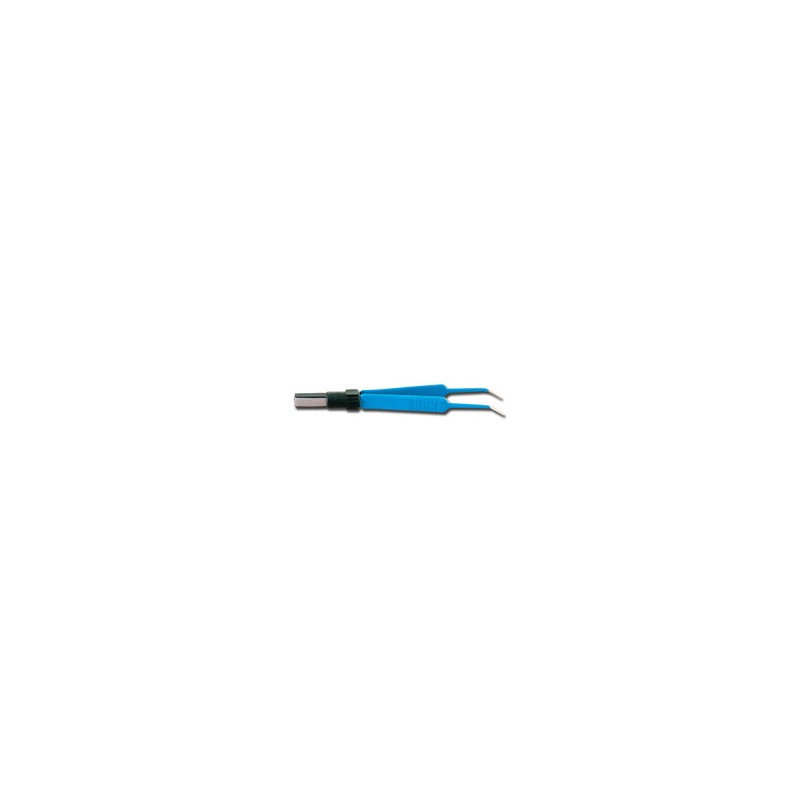 PINZA BIPOLARE CURVA 11,50 cm - punte 0,25 mm