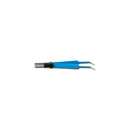 PINZA BIPOLARE CURVA 11,50 cm - punte 0,25 mm