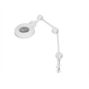 LAMPADA CON LENTE GIMANORD PLUS LED bianca regolabile - da tavolo