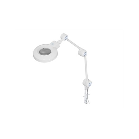 LAMPADA CON LENTE GIMANORD PLUS LED bianca regolabile - da tavolo
