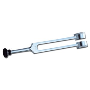 DIAPASON IN ALLUMINIO 128 Hz con piedino