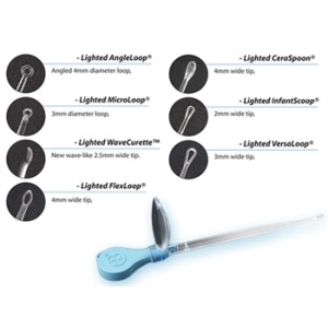 ASSORTIMENTO CURETTE AURICOLARI ILLUMINATE