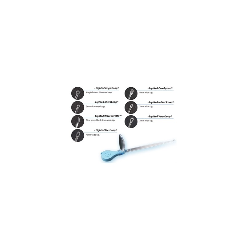ASSORTIMENTO CURETTE AURICOLARI ILLUMINATE