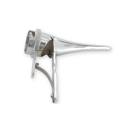 SPECULUM NASALE in ottone cromato