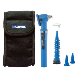 OTOSCOPIO A FIBRE OTTICHE GIMALUX - blu