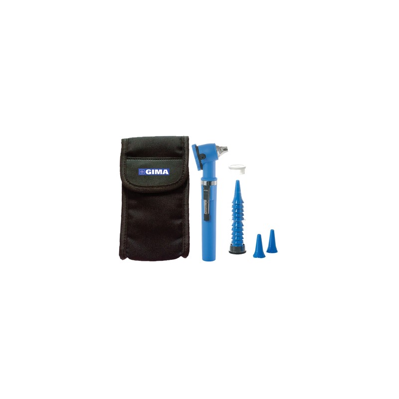 OTOSCOPIO A FIBRE OTTICHE GIMALUX - blu