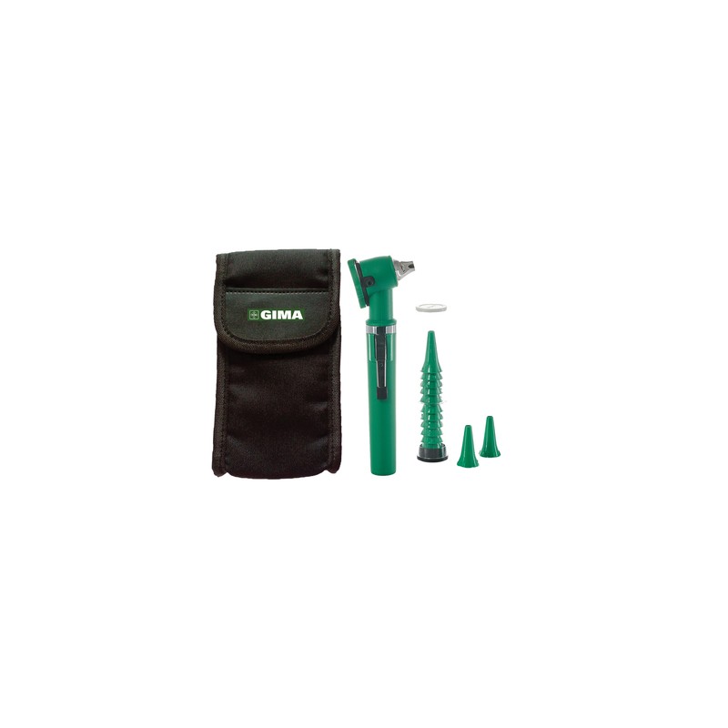OTOSCOPIO A FIBRE OTTICHE GIMALUX - verde