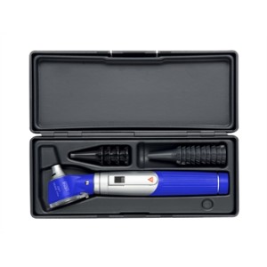 OTOSCOPIO HEINE MINI 3000 LED DIRECT con speculum riutilizzabili e astuccio - blu - D-856.20.021