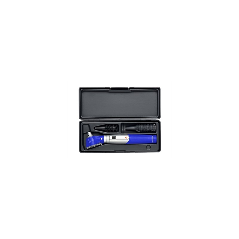 OTOSCOPIO HEINE MINI 3000 LED DIRECT con speculum riutilizzabili e astuccio - blu - D-856.20.021