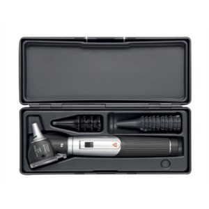 OTOSCOPIO HEINE MINI 3000 LED A F.O. con speculum riutilizzabili e astuccio - nero - D-885.20.021