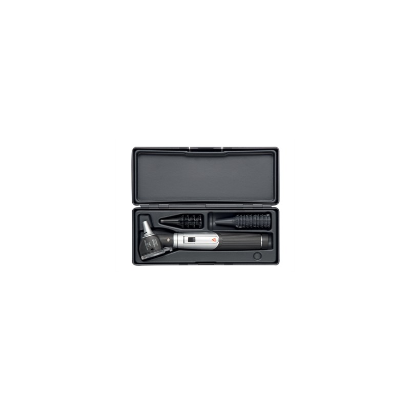 OTOSCOPIO HEINE MINI 3000 LED A F.O. con speculum riutilizzabili e astuccio - nero - D-885.20.021
