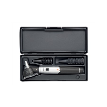OTOSCOPIO HEINE MINI 3000 LED A F.O. con speculum riutilizzabili e astuccio - nero - D-885.20.021
