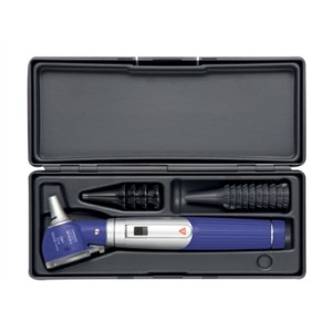 OTOSCOPIO HEINE MINI 3000 LED A F.O. con speculum riutilizzabili e astuccio - blu - D-885.20.021