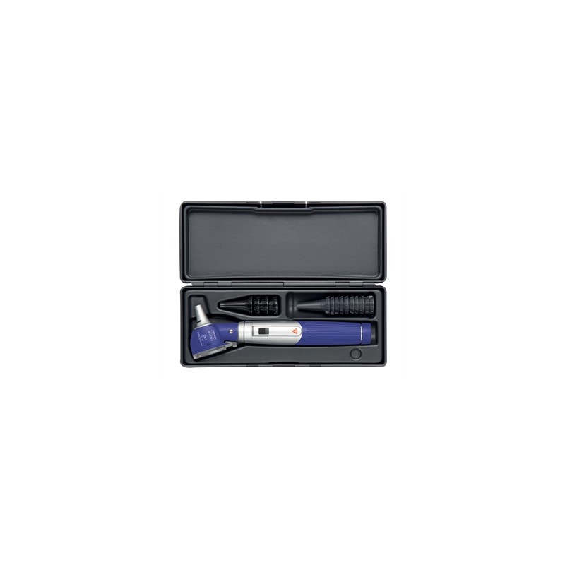 OTOSCOPIO HEINE MINI 3000 LED A F.O. con speculum riutilizzabili e astuccio - blu - D-885.20.021