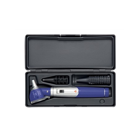 OTOSCOPIO HEINE MINI 3000 LED A F.O. con speculum riutilizzabili e astuccio - blu - D-885.20.021
