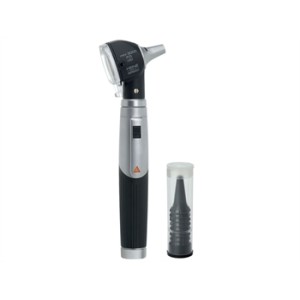 OTOSCOPIO HEINE MINI 3000 LED A F.O. - manico ricaricabile - nero - D-008.70.301