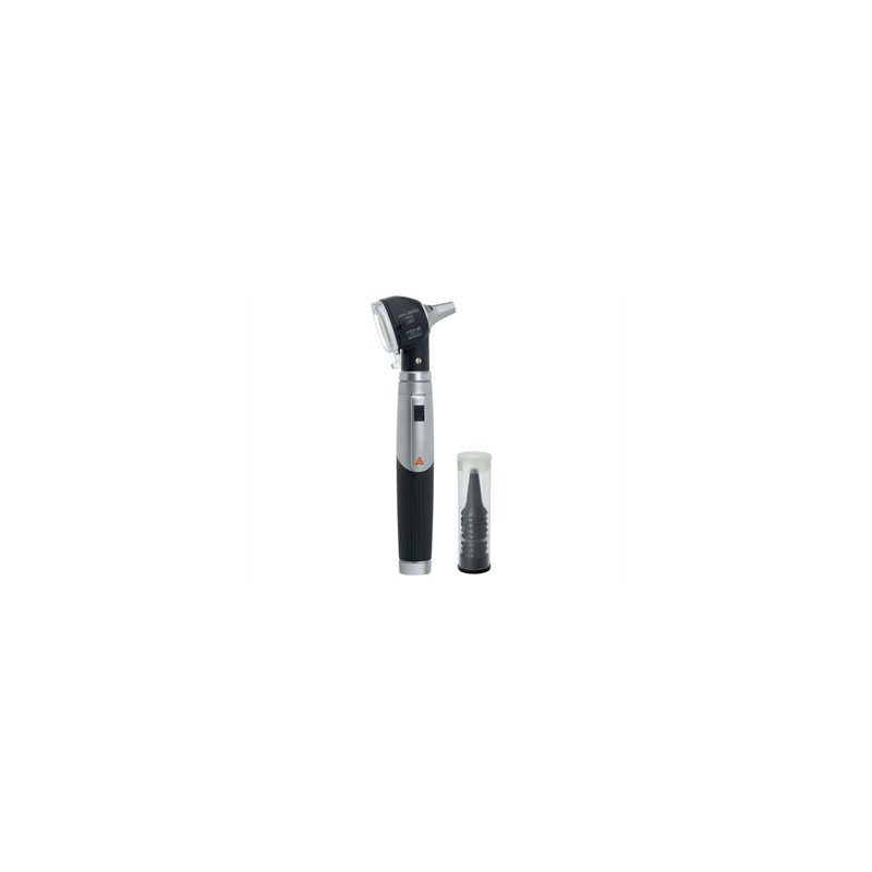 OTOSCOPIO HEINE MINI 3000 LED A F.O. - manico ricaricabile - nero - D-008.70.301