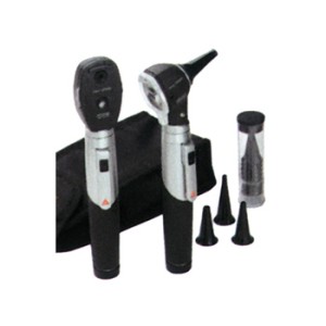 SET OTO-OFTALMOSCOPIO HEINE MINI 3000 A F.O. - nero