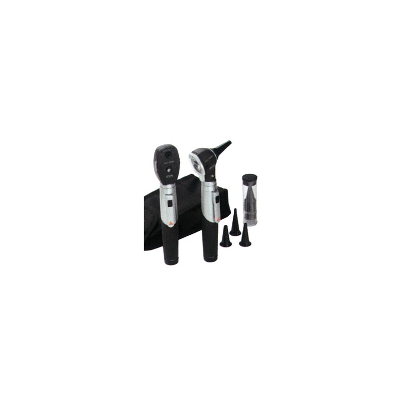 SET OTO-OFTALMOSCOPIO HEINE MINI 3000 A F.O. - nero