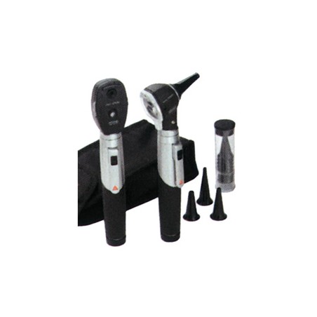 SET OTO-OFTALMOSCOPIO HEINE MINI 3000 A F.O. - nero