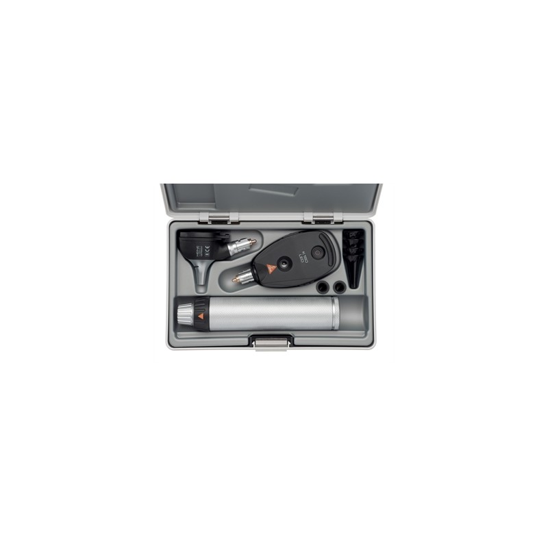 SET HEINE K 180 LED F.O. Otoscopio + Oftalmoscopio