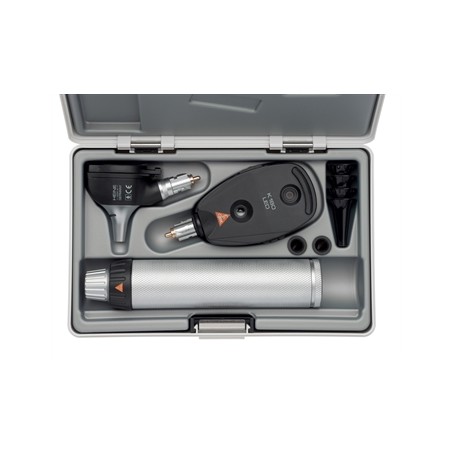SET HEINE K 180 LED F.O. Otoscopio + Oftalmoscopio