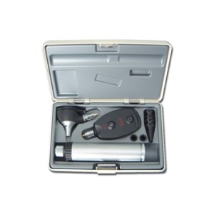 SET HEINE K 180 F.O. Otoscopio + Oftalmoscopio