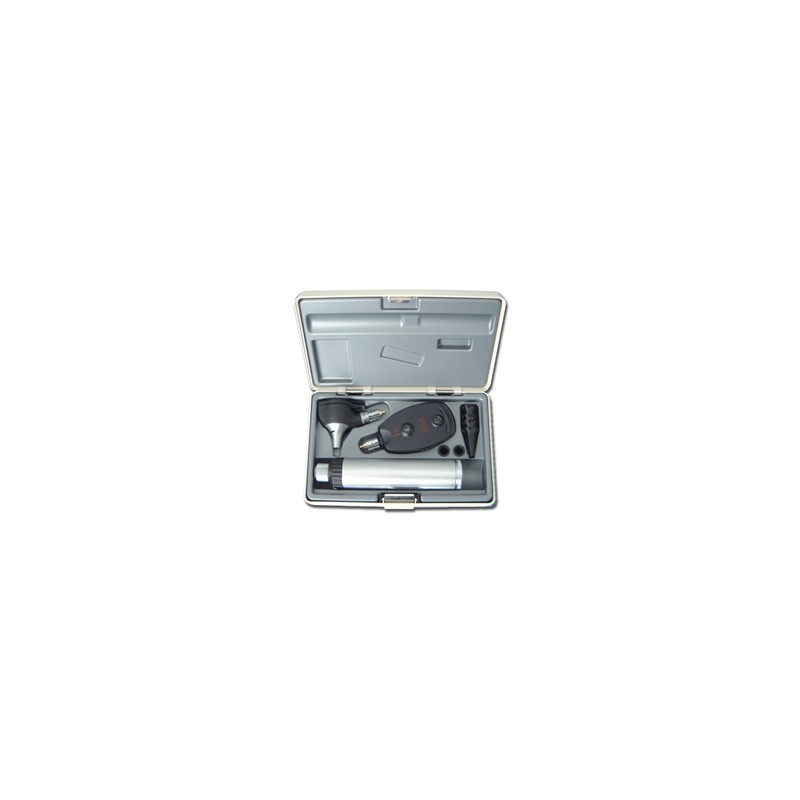 SET HEINE K 180 F.O. Otoscopio + Oftalmoscopio