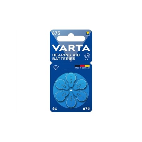 BATTERIE PER APPARECCHI ACUSTICI VARTA - 675