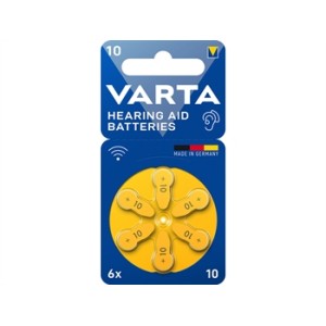BATTERIE PER APPARECCHI ACUSTICI VARTA - 10