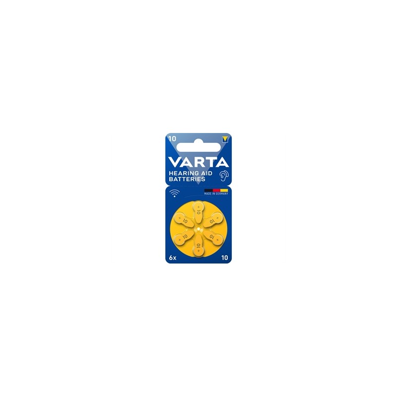 BATTERIE PER APPARECCHI ACUSTICI VARTA - 10