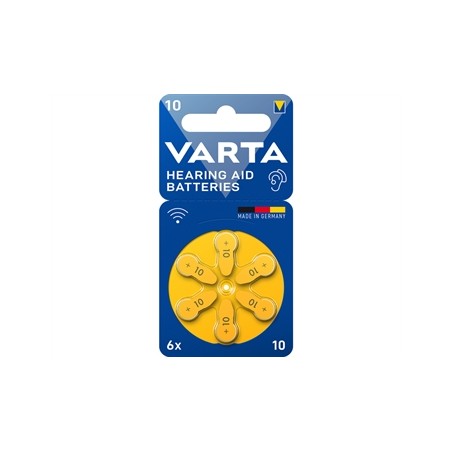 BATTERIE PER APPARECCHI ACUSTICI VARTA - 10