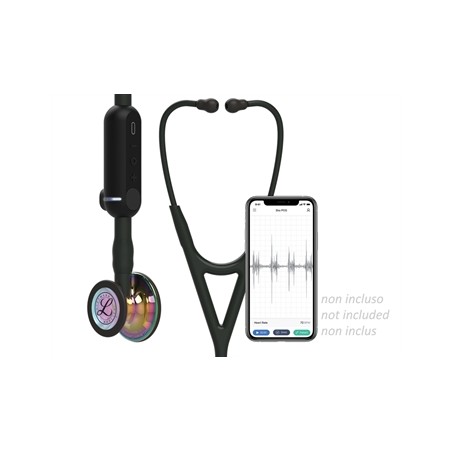 LITTMANN STETOSCOPIO CORE DIGITAL - 8572 - nero - finitura arcobaleno brillante