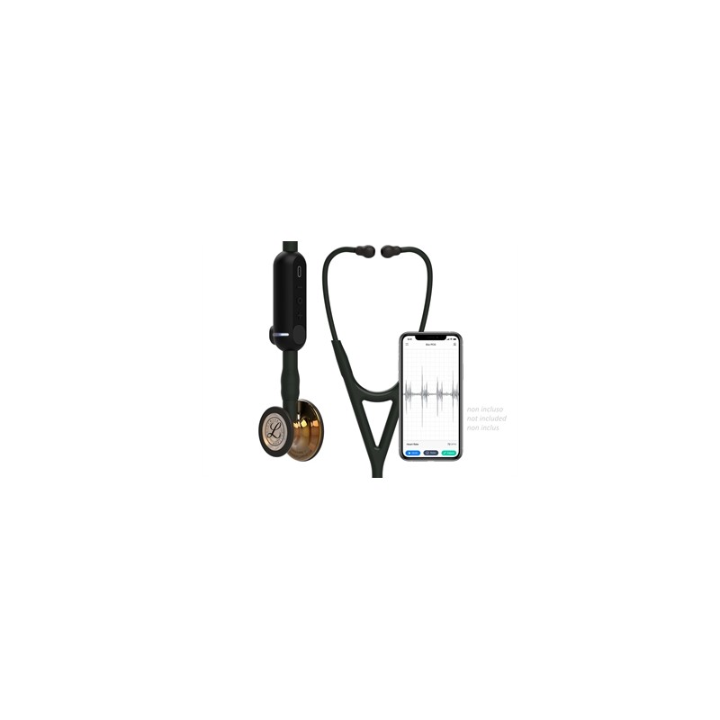 LITTMANN STETOSCOPIO CORE DIGITAL - 8863 - nero - finitura rame brillante
