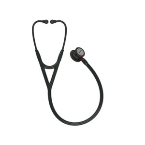 LITTMANN CARDIOLOGY IV - 6200 - nero - finitura nera - connettore rosso