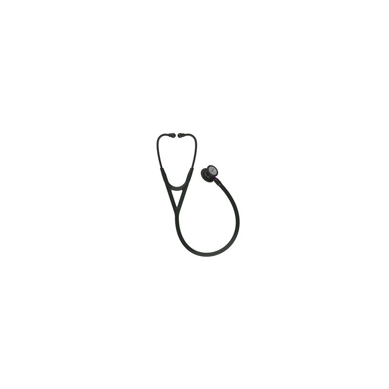 LITTMANN CARDIOLOGY IV - 6203 - nero - finitura nera - connettore viola