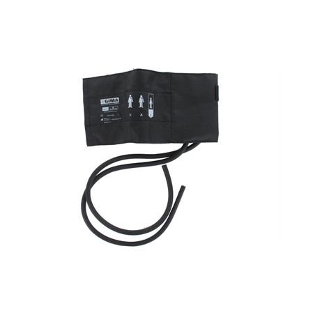 BRACCIALE PEDIATRICO + POLMONE 2 TUBI 35x11 cm -nylon nero