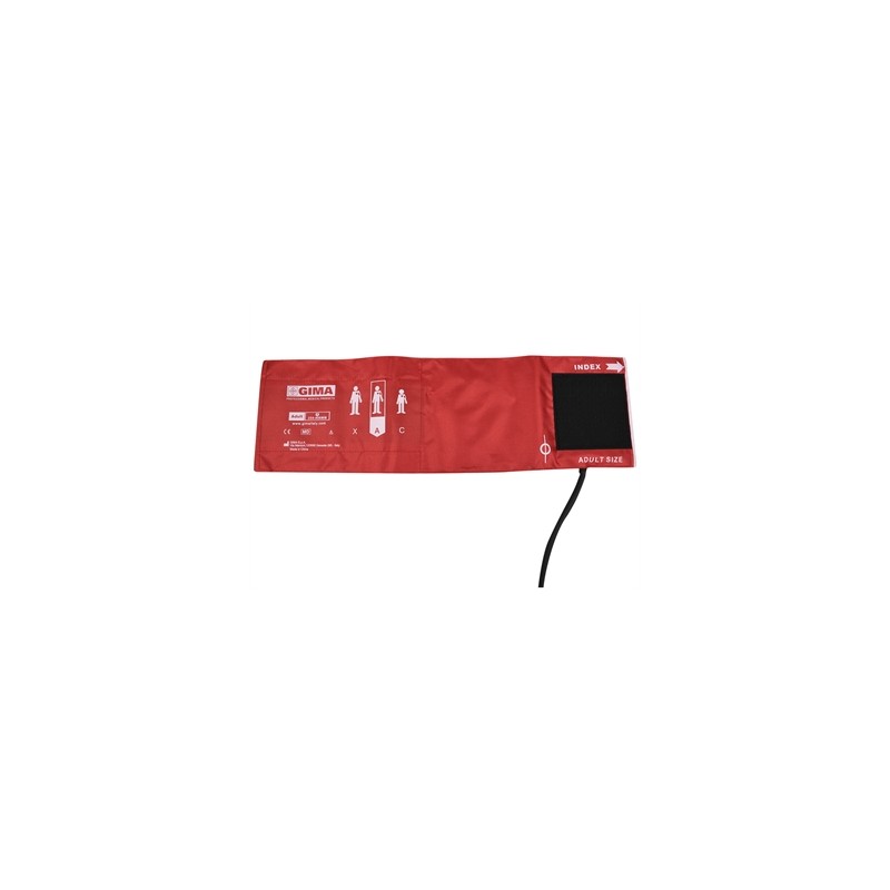 BRACCIALE ADULTI+POLMONE 1 TUBO 49x15cm ROSSO