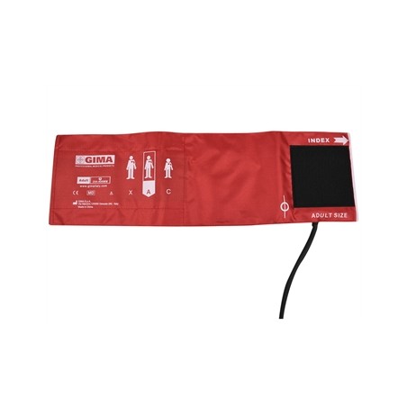 BRACCIALE ADULTI+POLMONE 1 TUBO 49x15cm ROSSO
