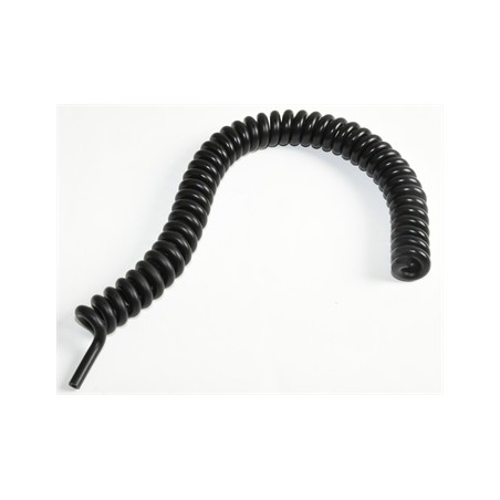 SPIRALE GOMMA NERA (3 metri=42/46 spire)
