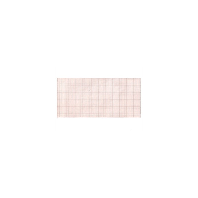 Carta termica ECG 112x23 mmxm - rotolo griglia arancio