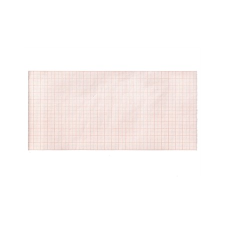 Carta termica ECG 112x23 mmxm - rotolo griglia arancio