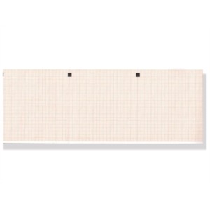Carta termica ECG 112x100 mmxm x 300 pacco griglia arancio