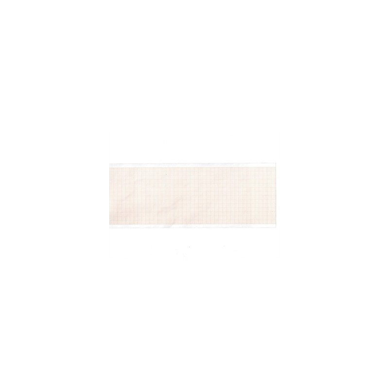 Carta termica ECG 80x20 mmxm - rotolo griglia arancio