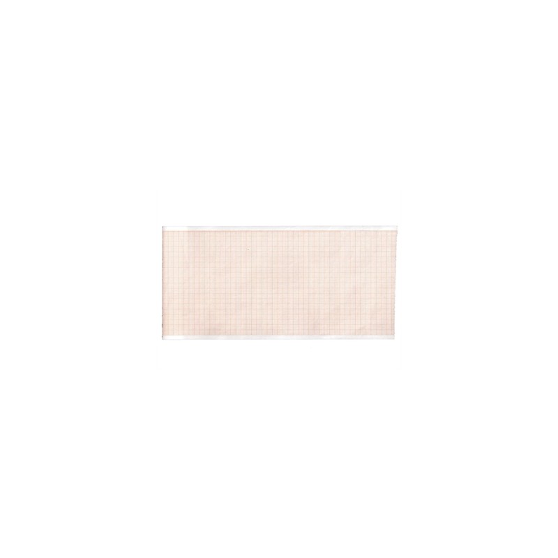 Carta termica ECG 110x20 mmxm - rotolo griglia arancio